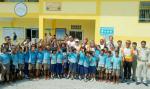 ต้อนรับคณะปั่นจักรยาน ในโครงการ 