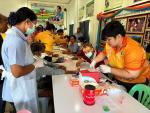 ดำเนินโครงการตรวจสารเคมีในเลือดกลุ่มเกษตรกร หมู่ที่ 7  บ้านต