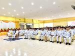 พิธีเจริญพระพุทธมนต์และพิธีทำบุญตักบาตรถวายเป็นพระราชกุศล แล