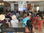เข้าร่วมประชุมประจำเดือนร่วมกับ บ้านเขาแกเว หมู่ที่ 6